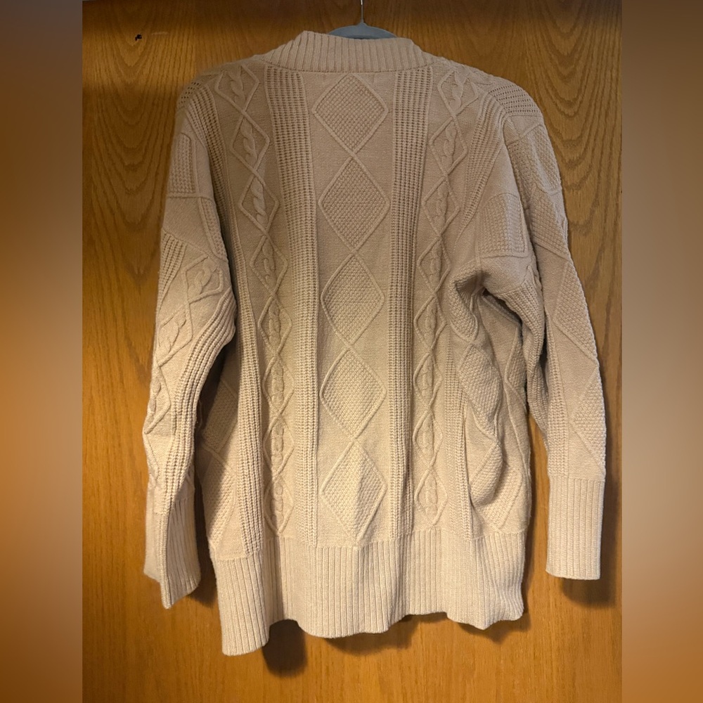 Philosophy Cream Textured Knit Sweater - Picture 4 of 5